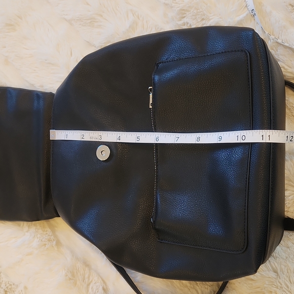 Zara Backpack with Flap Zips Black - Picture 11 of 16